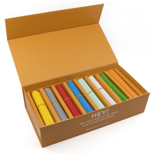 3DOODLER START LEARNING PACKS FILAMENT ECO 2.5MM, 1200 SZTUK, 8 KOLORÓW, 8SPLFILLED - 907271