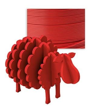 Filament do drukarek 3D Banach PLA 1kg - czerwony - 975447