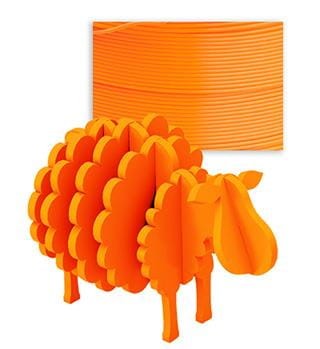 Filament do drukarek 3D Banach PLA 1kg - pomarańczowy - 975452