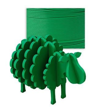 Filament do drukarek 3D Banach PLA 1kg - zielony - 975453