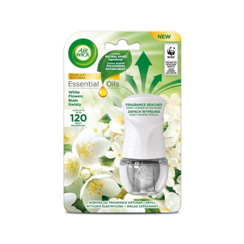 Air Wick Elektryczny Białe Kwiaty 19 ml Komplet - 1188686