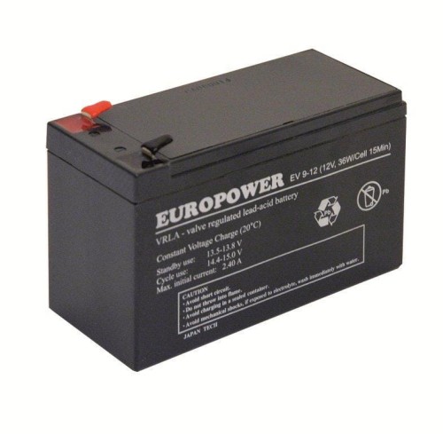 Akumulator Europower do UPS 12V9Ah (EV 9-12) - 984157