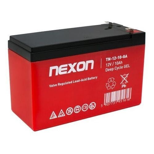 NEXON AKUMULATOR ŻELOWY TN-GEL-10 12V 10AH GŁĘBOKIEGO ROZŁADOWANIA I PRACY CYKLICZNEJ, BEZOBSŁUGOWY, SZCZELNY TYPU VRLA - 1189166