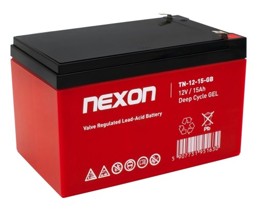 Akumulator żelowy Nexon TN-GEL-15 12V 15Ah - głębokiego rozładowania i pracy cyklicznej - 1215260