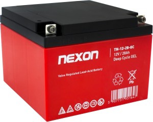 Akumulator żelowy Nexon TN-GEL 12V 28Ah long life (12l) - głębokiego rozładowania i pracy cyklicznej