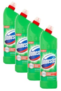 DOMESTOS Przedłużona Moc Płyn do WC Pine 4x1250ml