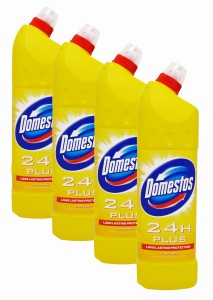 DOMESTOS Przedłużona Moc Płyn do WC Citrus 4x1250ml