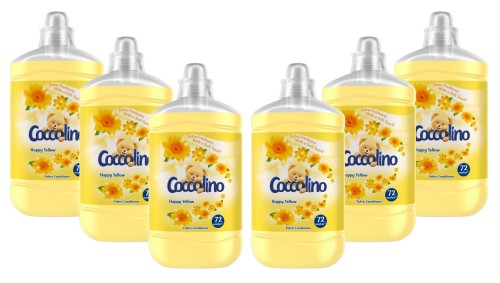 COCCOLINO Happy Yellow Płyn do płukania 6x1800ml - 857207