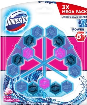 Domestos Power 5+ Zestaw Pink Kostka WC 3x(3x53g) - 1015817