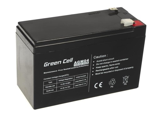 GREEN CELL AKUMULATOR ŻELOWY AGM04 12V 7AH - 958555
