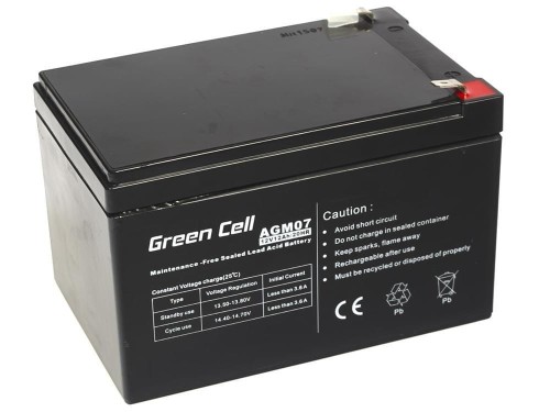 GREEN CELL AKUMULATOR ŻELOWY AGM07 12V 12AH - 958682