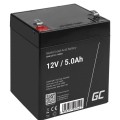 GREEN CELL AKUMULATOR ŻELOWY AGM27 12V 5AH - 1135738