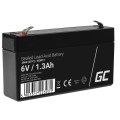 GREEN CELL AKUMULATOR ŻELOWY AGM13 6V 1.3AH - 1135720