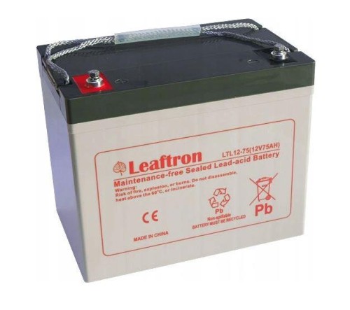 Akumulator żelowy 12V 75Ah Long Life (10l) - 808674