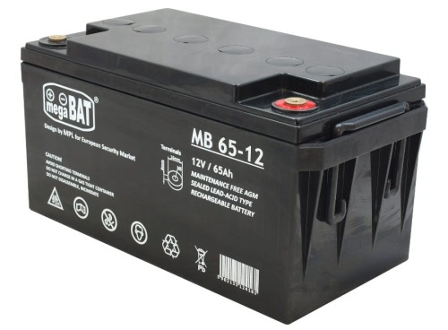 Akumulator MPL VRLA MB 65-12 (350/166/174mm) - 1135774