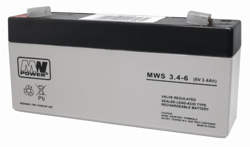 Akumulator MPL MWS 3.4-6 (6V/3,4Ah T1/F1) - 1135807