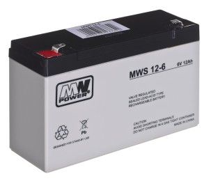 Akumulator MPL VRLA MWS 12-6 (6V/12Ah T1/F1)