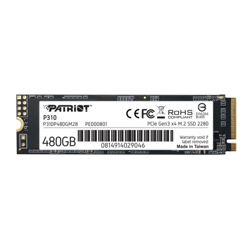 SSD Patriot P310 480GB M.2 2280 PCIe NVMe 4.0 x4 TLC - 1017651