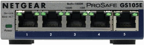 SWITCH NETGEAR PROSAFE PLUS GS105E 5x10/100/1000 - 1042545