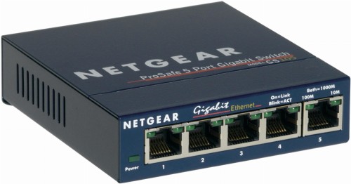 SWITCH NETGEAR ProSafe GS105GE 5x10/100/1000 UNMANAGED - 744727