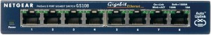 SWITCH NETGEAR ProSafe GS108GE 8x10/100/1000 UNMANAGED