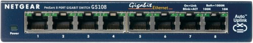 SWITCH NETGEAR ProSafe GS108GE 8x10/100/1000 UNMANAGED - 1144419