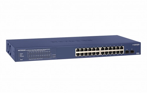 SWITCH NETGEAR GS724TP 24-PORT 24x1G PoE+(190W) 2xSFP(D) SMART CLOUD MANAGED PRO - 744297