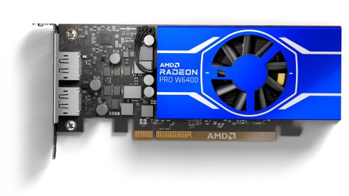 Karta graficzna AMD Radeon W6400 4GB GDDR6, 2x DisplayPort, 50W, PCI Gen4 x16 - 1133100