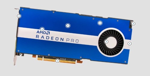 Karta graficzna AMD Radeon Pro W5500 8GB GDDR6, 4x DisplayPort, 125W, PCI Gen4 x16 - 1133187