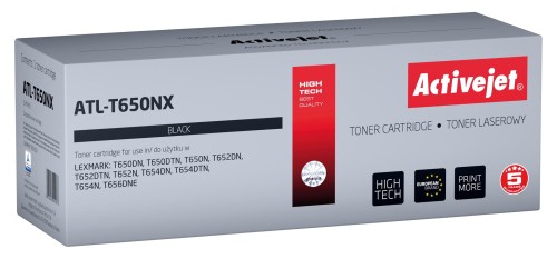Toner Activejet ATL-T650NX (zamiennik LEXMARK T650H11E; Supreme; 25000 stron; czarny) - 1130023