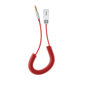 Adapter Baseus CABA01-09 (USB - Jack 3,5 mm ; kolor czerwony)