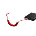 BASEUS ADAPTER AUDIO BLUETOOTH 5 USB AUX CZERWONY - 1345464
