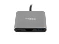 Hub USB Natec Fowler Multi Port mini USB-C PD, USB 3.0, HDMI 4K - 786100
