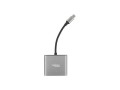 Hub USB Natec Fowler Multi Port mini USB-C PD, USB 3.0, HDMI 4K - 786092