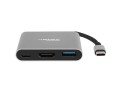 Hub USB Natec Fowler Multi Port mini USB-C PD, USB 3.0, HDMI 4K - 786093