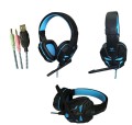 Słuchawki z mikrofonem Acme Aula Prime Gaming czarno-niebieskie - 968673