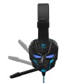 Słuchawki z mikrofonem Acme Aula Prime Gaming czarno-niebieskie - 1367481