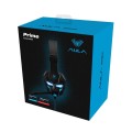 Słuchawki z mikrofonem Acme Aula Prime Gaming czarno-niebieskie - 1367487