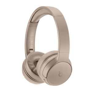 Słuchawki z mikrofonem Acme BH214 bezprzewodowe Bluetooth nauszne, piaskowe