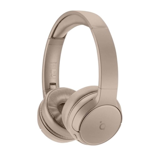 Słuchawki z mikrofonem Acme BH214 bezprzewodowe Bluetooth nauszne, piaskowe - 968696