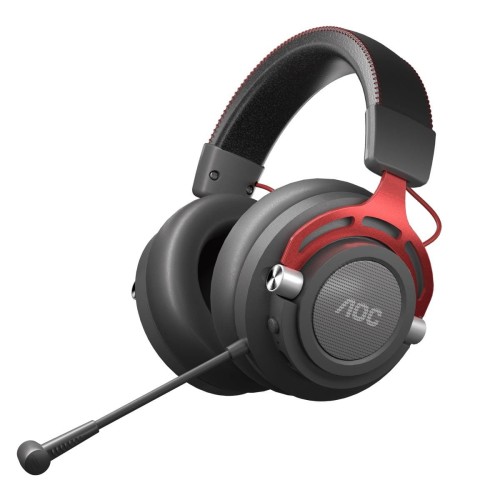 Słuchawki z mikrofonem AOC GH401 Gaming czarno-czerwone - 968703