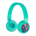 Słuchawki z mikrofonem BuddyPhones POP Turkus Bluetooth dla nastolatków 85/94dB - 1367593