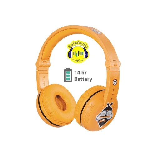 Słuchawki z mikrofonem BuddyPhones Play Yellow Bluetooth dla dzieci 75/85/94dB - 968737