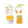 Słuchawki z mikrofonem BuddyPhones Play Yellow Bluetooth dla dzieci 75/85/94dB - 1367599