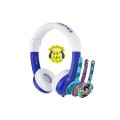 Słuchawki z mikrofonem BuddyPhones Explore Blue dla dzieci 85dB - 968741