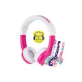 Słuchawki z mikrofonem BuddyPhones Explore Pink dla dzieci 85dB - 968742