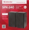 Głośniki Defender SPK-240 2.0 6W USB szaro-czarne - 928205