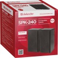 Głośniki Defender SPK-240 2.0 6W USB szaro-czarne - 928204