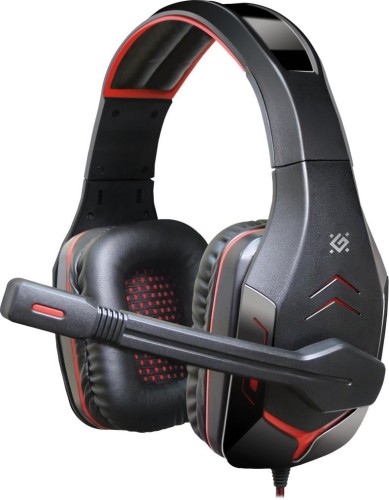 Słuchawki z mikrofonem Defender EXCIDIUM Gaming + GRA czarno-czerwone - 968854