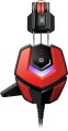 Słuchawki z mikrofonem Defender RIDLEY podświetlane Gaming + GRA czarno-czerwone - 1368087